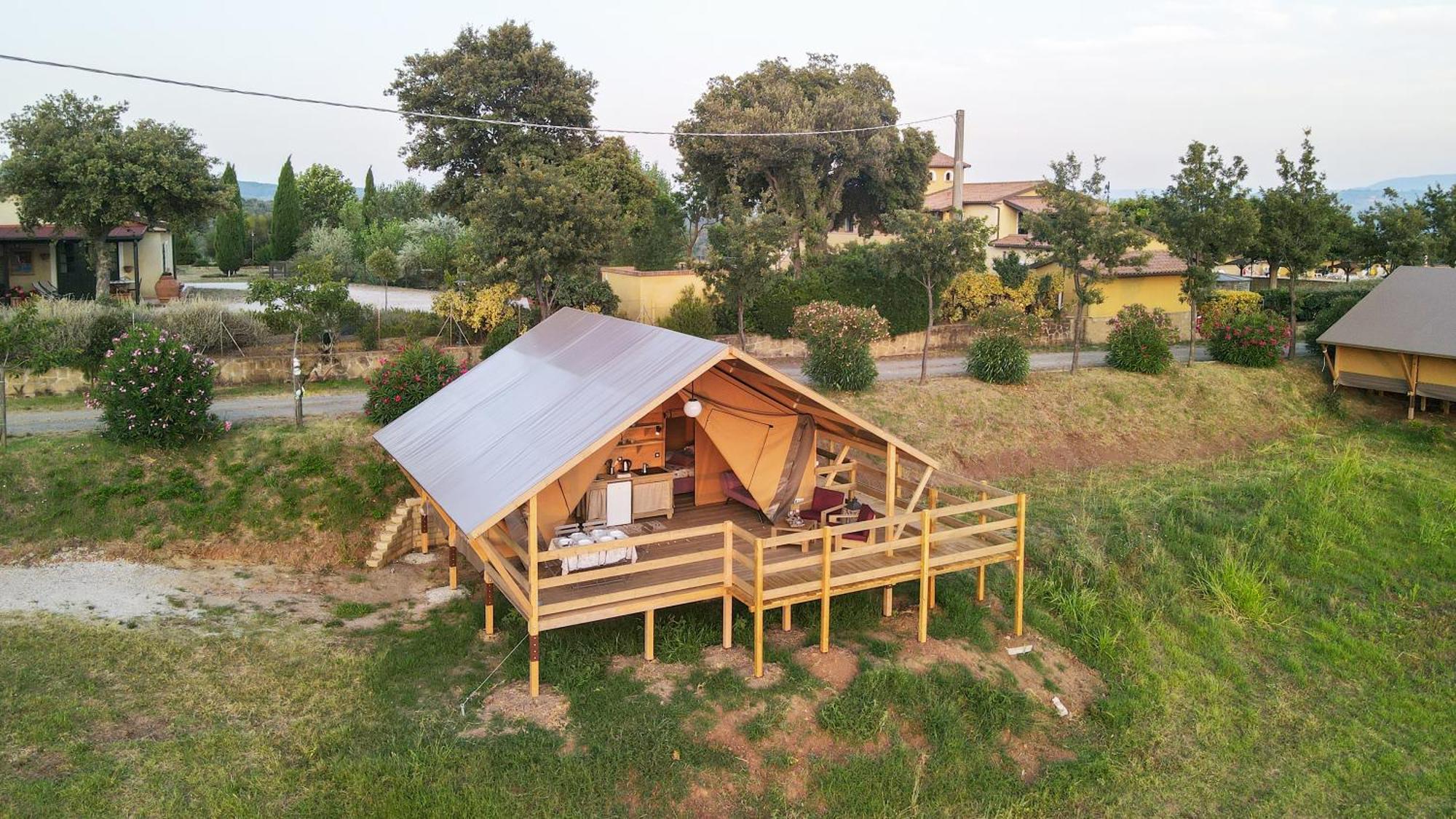 Glamping Debbiare Hotell Riparbella Exteriör bild